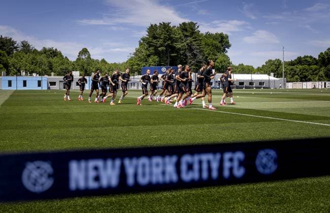 NEW YORK - Players of the Dutch national team, Nationalteam during a training session at the Etihad City Football Academy training complex on June 5, 2026, in Orangeburg, New York. The Dutch national team is preparing for the 2026 FIFA World Cup, WM, Weltmeisterschaft, Fussball KOEN VAN WEEL ANP xVIxANPxSportx xxANPxIVx 560183364 originalFilename: 560183364.jpg