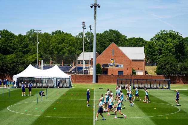 World Cup 2026 Greensboro, USA 20260605 Training with the Norwegian men s national soccer team at The University of North Carolina Greensboro UNCG Photo Fredrik Varfjell NTB Greensboro United States EDITORIAL USE ONLY RESTRICTED USE FOR BETTING COMPANIES  Copyright: xFredrikxVarfjellx xNTBx