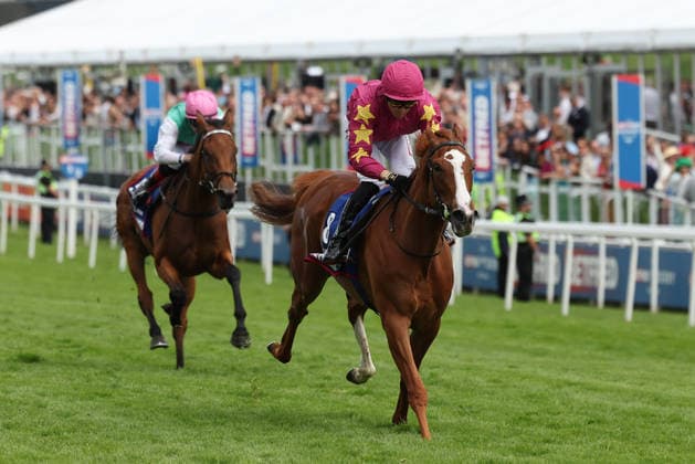 Thundering On (J. Dylan Browne McMonagle T. Joseph OÕBrien) wins The Betfred Oaks during The Oaks Meeting at Epsom Racecourse, Epsom, UK on 5 June 2026. Copyright: xKenxSparksx 45040047