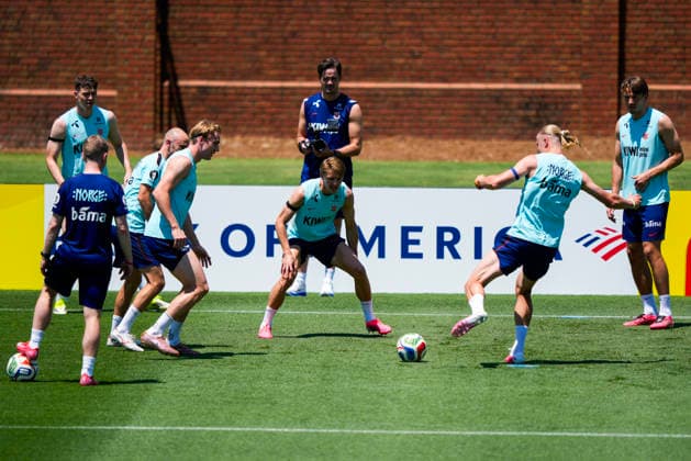 World Cup 2026 Greensboro, USA 20260605 Training with the Norwegian mens national football team at The University of North Carolina Greensboro UNCG Photo Fredrik Varfjell NTB Greensboro USA EDITORIAL USE ONLY RESTRICTED USE FOR BETTING COMPANIES  Copyright: xFredrikxVarfjellx xNTBx