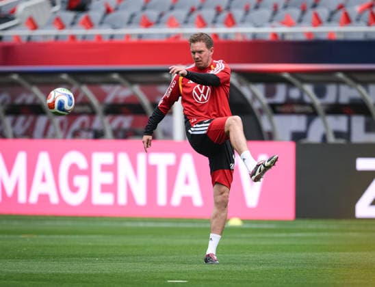 Soccer World Cup 2026 preparation Germany in Chicago 05 06 2026 Final training of the German national team at Solider Field Stadium before the test match against the USA National coach Julian Nagelsmann