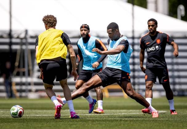 NEW YORK - Denzel Dumfries of the Netherlands during a training session of the Dutch national team, Nationalteam at the Etihad City Football Academy training complex, on June 5, 2026, in Orangeburg, New York. The Dutch national team is preparing for the 2026 World Cup. KOEN VAN WEEL ANP xVIxANPxSportx xxANPxIVx 560191160 originalFilename: 560191160.jpg