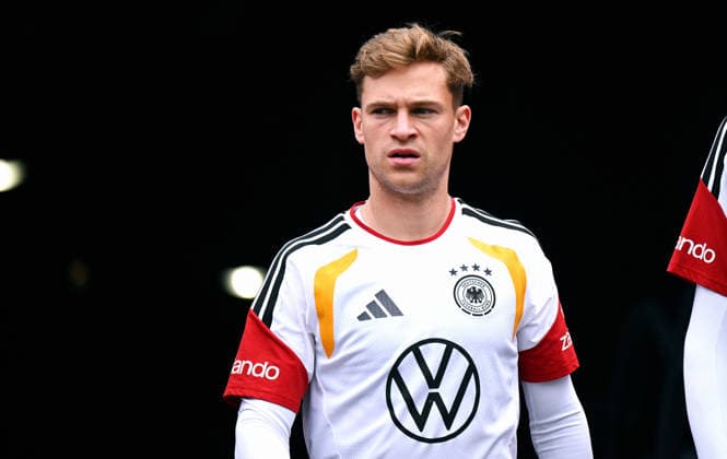 Football, international match, men, World Cup 2026, training of the German national team at Soldier Field, Chicago Joshua Kimmich GER