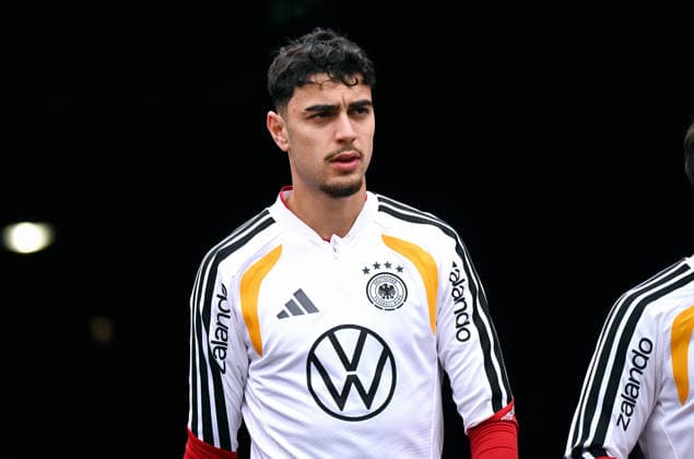 Football, international match, men, World Cup 2026, training of the German national team at Soldier Field, Chicago Aleksandar Pavlovic GER