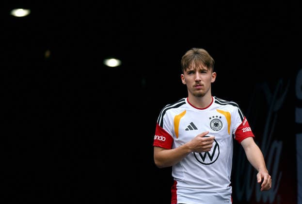 Soccer, international match, men, World Cup 2026, training of the German national team at Soldier Field, Chicago Lennart Karl GER