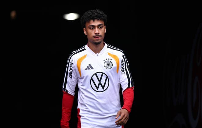 Soccer, international match, men, World Cup 2026, training of the German national team at Soldier Field, Chicago Nathaniel Brown GER