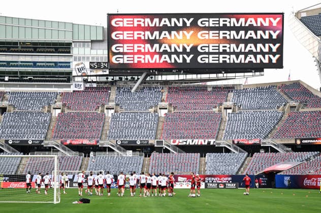 Soccer, international match, men, World Cup 2026, training of the German national team at Soldier Field, Chicago