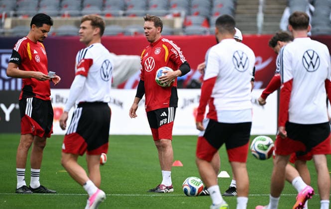 Football, international match, men, World Cup 2026, training of the German national team at Soldier Field, Chicago national coach Julian Nagelsmann GER