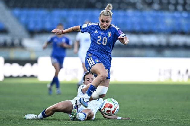 Mp Pisa 05 06 2026 - qualificazione Mondiali 2027 femminile Italia-Serbia foto Matteo Papini Image nella foto: Giada Greggi-Ema Aleksic 