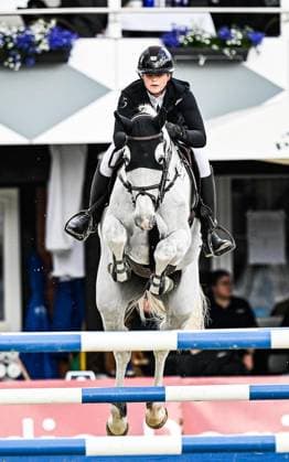 Balve Optimum on Friday, June 5, 2026 FOR EDITORIAL PURPOSES ONLY EDITORIAL USE ONLY p Carola Wegener on Chavanna PS at the Preis der Merkur Spielbanken CSI2 International show jumping competition on Friday, June 5, 2026 at the Balve Optimum in Balve Copyright SvenjaxHanusch Copyright: SvenjaxHanusch doc865qy163qk2nrb10tbi ,EDITORIAL USE ONLY Copyright: SvenjaxHanusch