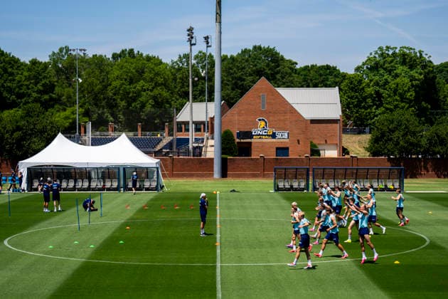 Football World Cup 2026 Greensboro , USA 20260605 Norways mens national football team trending at The University of North Carolina Greensboro UNCG Photo Fredrik Varfjell NTB Greensboro USA EDITORIAL USE ONLY RESTRICTED USE FOR BETTING COMPANIES  Copyright: xFredrikxVarfjellx xNTBx