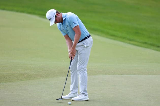 Memorial Tournament presented by Workday DUBLIN, OH - JUNE 05: Ben Griffin of Chapel HIll, North Carolina putts on the fourth green during the second round of the Memorial Tournament presented by Workday at Muirfield Village Golf Club on June 5, 2026 in Dublin, Ohio. Dublin Ohio United States  Copyright: xAmyxLemusx originalFilename:lemus-memorial260605_npGFk.jpg