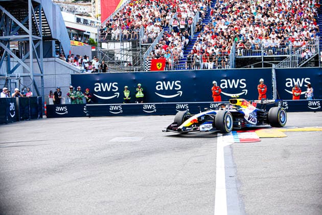 (30) Liam Lawson (NZL) - Visa Cash App Racing Bulls F1 Team - Racing Bulls VCARB03 - Red Bull Ford during the Practice 2 of Formula 1 Grand Prix de Monaco 2026 at Circuit de Monaco in Monte Carlo, Monaco. Round 8 of the 2026 FIA Formula One World Championship, WM, Weltmeisterschaft held June 5-7, 2026. The iconic Circuit de Monaco, the jewel of the Formula 1 calendar, winds through the narrow streets of Monte Carlo in the Principality of Monaco. Formula 1 Grand Prix de Monaco 2026 - Round 8 - Circuit de Monaco F1-2026-R08-MON