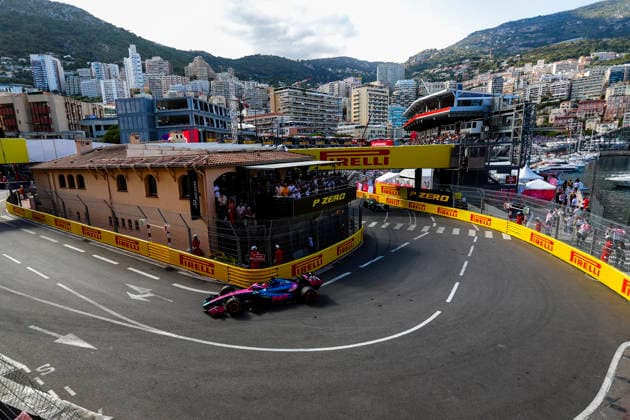 (43) Franco Colapinto (ARG) - BWT Alpine F1 Team - Alpine A526 - Mercedes during the Practice 2 of Formula 1 Grand Prix de Monaco 2026 at Circuit de Monaco in Monte Carlo, Monaco. Round 8 of the 2026 FIA Formula One World Championship, WM, Weltmeisterschaft held June 5-7, 2026. The iconic Circuit de Monaco, the jewel of the Formula 1 calendar, winds through the narrow streets of Monte Carlo in the Principality of Monaco. Formula 1 Grand Prix de Monaco 2026 - Round 8 - Circuit de Monaco F1-2026-R08-MON