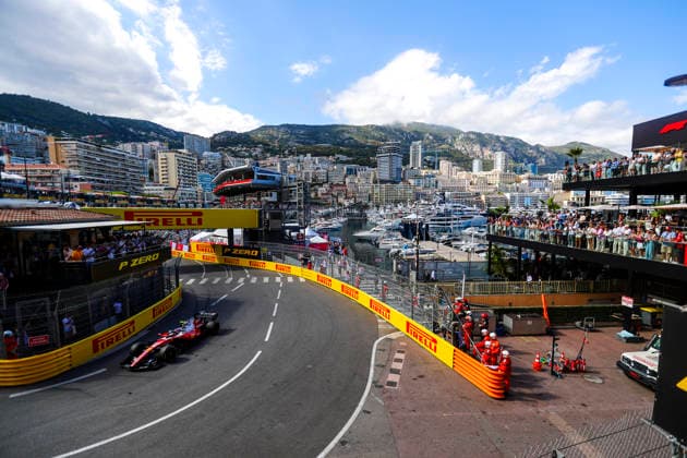 (44) Lewis Hamilton (GBR) - Scuderia Ferrari HP - Ferrari SF-26 - Ferrari during the Practice 2 of Formula 1 Grand Prix de Monaco 2026 at Circuit de Monaco in Monte Carlo, Monaco. Round 8 of the 2026 FIA Formula One World Championship, WM, Weltmeisterschaft held June 5-7, 2026. The iconic Circuit de Monaco, the jewel of the Formula 1 calendar, winds through the narrow streets of Monte Carlo in the Principality of Monaco. Formula 1 Grand Prix de Monaco 2026 - Round 8 - Circuit de Monaco F1-2026-R08-MON
