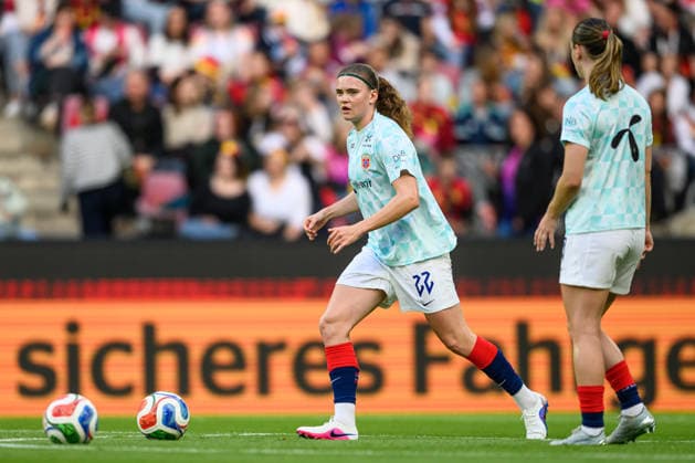 260605 Signe Gaupset of Norway ahead of the FIFA Women s World Cup Qualifier football match between Germany and Norway on June 5, 2026 in Cologne Photo Marius Simensen BILDBYRAN COP 238 MM0069 bbeng fotball soccer football fotboll fifa world cup qualifiers vm kvalifisering kvinner vm kvalik landskamp dam norge norway germany tyskland  Copyright: MARIUSxSIMENSEN BB260605BB766