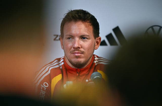 Football, international match, men, World Cup 2026, training of the German national team at Soldier Field, Chicago, press conference by national coach Julian Nagelsmann GER