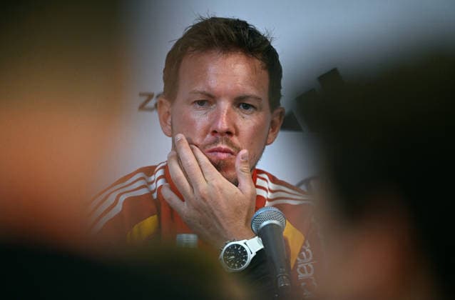 Football, international match, men, World Cup 2026, training of the German national team at Soldier Field, Chicago, press conference by national coach Julian Nagelsmann GER