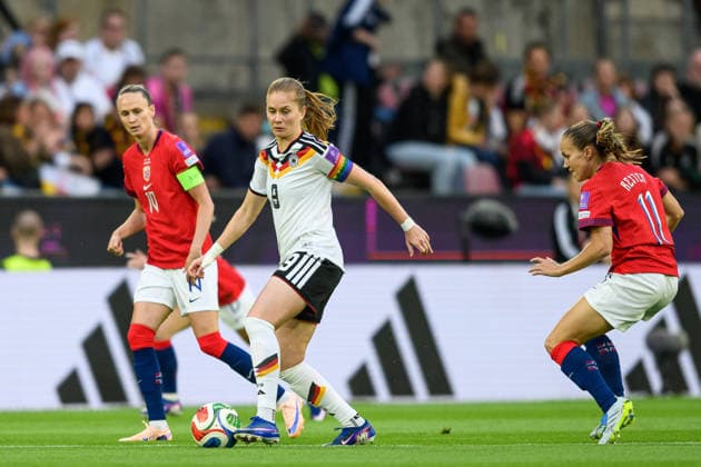 260605 Sjoeke Nüsken of Germany during the FIFA Women s World Cup Qualifier football match between Germany and Norway on June 5, 2026 in Cologne Photo Marius Simensen BILDBYRAN COP 238 MM0069 bbeng fotball soccer football fotboll fifa world cup qualifiers vm kvalifisering kvinner vm kvalik landskamp dam norge norway germany tyskland  Copyright: MARIUSxSIMENSEN BB260605BB812