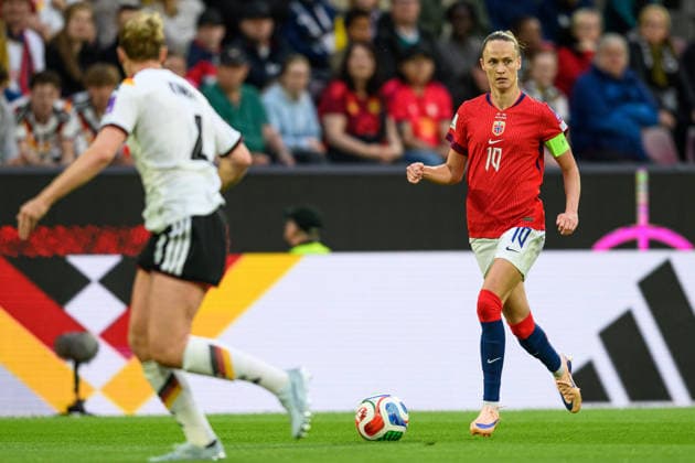 260605 Caroline Graham Hansen of Norway during the FIFA Women s World Cup Qualifier football match between Germany and Norway on June 5, 2026 in Cologne Photo Marius Simensen BILDBYRAN COP 238 MM0069 bbeng fotball soccer football fotboll fifa world cup qualifiers vm kvalifisering kvinner vm kvalik landskamp dam norge norway germany tyskland  Copyright: MARIUSxSIMENSEN BB260605BB851