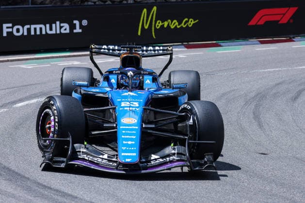 F1 Grand Prix of Monaco 2026 Circuit de Monaco Free Practice 1 Monaco 05 06 2026 Alexander Albon of Thailand and Atlassian Williams F1 Team FW48 23 seen during F1 Grand Prix of Monaco 2026 Free Practice 1 at Circuit de Monaco in Monte Carlo, Monaco Copyright: xBEAUTIFULxSPORTS Carabellix