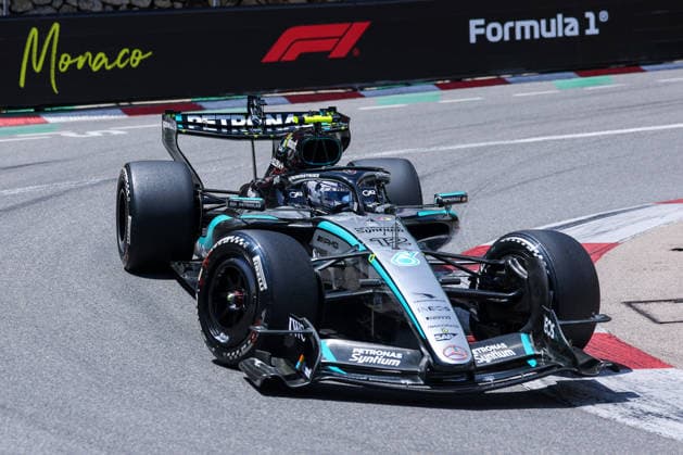 F1 Grand Prix of Monaco 2026 Circuit de Monaco Free Practice 1 Monaco 05 06 2026 Kimi Antonelli of Italy and Mercedes AMG Petronas Formula One Team W17 12 seen during F1 Grand Prix of Monaco 2026 Free Practice 1 at Circuit de Monaco in Monte Carlo, Monaco Copyright: xBEAUTIFULxSPORTS Carabellix