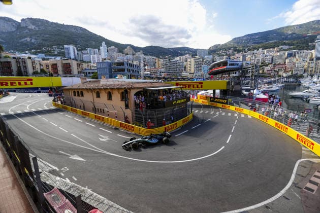 IPA85364927 - (63) George Russell (GBR) - Mercedes-AMG PETRONAS F1 Team - Mercedes W17 - Mercedes E Performance during the Practice 2 of Formula 1 Grand Prix de Monaco 2026 at Circuit de Monaco in Monte Carlo, Monaco. Round 8 of the 2026 FIA Formula One World Championship, WM, Weltmeisterschaft held June 5-7, 2026. The iconic Circuit de Monaco, the jewel of the Formula 1 calendar, winds through the narrow streets of Monte Carlo in the Principality of Monaco.  Copyright: xAlessioxDexMarco IPAxSportx xx 85364927