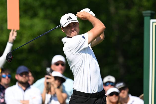 June 5, 2026: Ludvig Aberg (SWE) tees off of the 1st tee during the second round of the Memorial Tournament in Dublin, Ohio. Cal Media PGA, Golf Herren 2026: The Memorial Tournament Second Round JUN 5  - ZUMAc04_ 20260605_zma_c04_016 Copyright: xBrentxClarkx