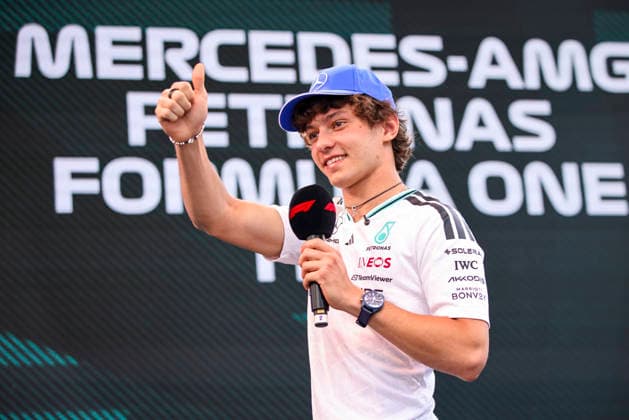 F1 - MONACO GRAND PRIX 2026 KIMI ANTONELLI Andrea (ita), Mercedes AMG F1 Team W16, portrait during the Formula 1 Grand Prix de Canada 2026, 6th round of the 2026 Formula One World Championship, WM, Weltmeisterschaft from June 5 to 7, 2026 on the Circuit de Monaco, in Monte-Carlo, Monaco - Monte-CarloMonaco  Copyright: xXavixBonillax