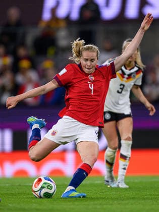 260605 Julie Blakstad of Norway during the FIFA Women s World Cup Qualifier football match between Germany and Norway on June 5, 2026 in Cologne Photo Marius Simensen BILDBYRAN COP 238 MM0069 bbeng fotball soccer football fotboll fifa world cup qualifiers vm kvalifisering kvinner vm kvalik landskamp dam norge norway germany tyskland  Copyright: MARIUSxSIMENSEN BB260605ZU010