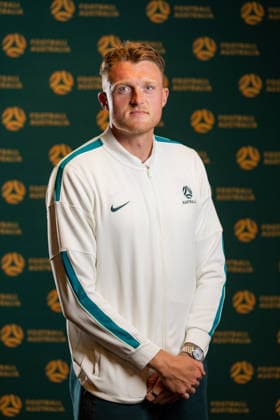 SOCCER AUSTRALIA TRAINING, Soccerros player Harry Souttar at the Claremont Resort in Berkeley, California, United States, Thursday, June 4, 2026. ( NO ARCHIVING Alameda California United States  Copyright: xJasonxHenryx 20260606131161881903