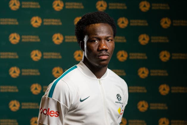 SOCCER AUSTRALIA TRAINING, Soccerros player Nestory Irankunda at the Claremont Resort in Berkeley, California, United States, Thursday, June 4, 2026. ( NO ARCHIVING Alameda California United States  Copyright: xJasonxHenryx 20260606153095343170