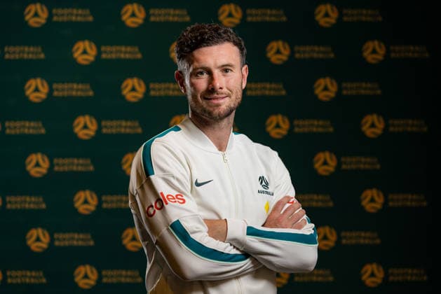 SOCCER AUSTRALIA TRAINING, Soccerros player Aiden O Neill at the Claremont Resort in Berkeley, California, United States, Thursday, June 4, 2026. ( NO ARCHIVING Alameda California United States  Copyright: xJasonxHenryx 20260606155018878376
