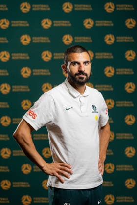 SOCCER AUSTRALIA TRAINING, Soccerros player Aziz Behich at the Claremont Resort in Berkeley, California, United States, Thursday, June 4, 2026. ( NO ARCHIVING Alameda California United States  Copyright: xJasonxHenryx 20260606190389598196