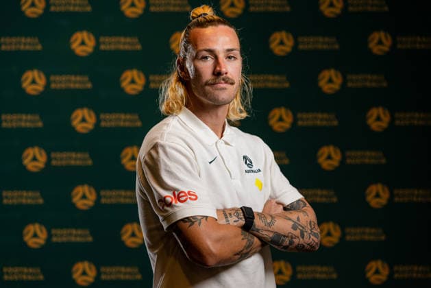 SOCCER AUSTRALIA TRAINING, Soccerros player Jackson Irvine at the Claremont Resort in Berkeley, California, United States, Thursday, June 4, 2026. ( NO ARCHIVING Alameda California United States  Copyright: xJasonxHenryx 20260606199650238861