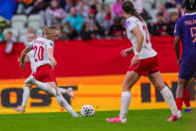 05.06.2026 GDANSK, POLSAT PLUS ARENA PILKA NOZNA KOBIET ( WOMEN S FOOTBALL ) ELIMINACJE MISTRZOSTWA SWIATA KOBIET BRAZYLIA FIFA World Cup, WM, Weltmeisterschaft, Fussball 2027 ( FIFA WOMEN S WORLD CUP QUALIFICATION 2027 ) MECZ POLSKA - FRANCJA ( GAME POLAND - FRANCE ) NZ WERONIKA ARASNIEWICZ FOTO LUKASZ GROCHALA CYFRASPORT NEWSPIX.PL --- newspix.pl 