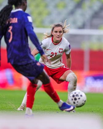 05.06.2026 GDANSK, POLSAT PLUS ARENA PILKA NOZNA KOBIET ( WOMEN S FOOTBALL ) ELIMINACJE MISTRZOSTWA SWIATA KOBIET BRAZYLIA FIFA World Cup, WM, Weltmeisterschaft, Fussball 2027 ( FIFA WOMEN S WORLD CUP QUALIFICATION 2027 ) MECZ POLSKA - FRANCJA ( GAME POLAND - FRANCE ) NZ PAULINA TOMASIAK FOTO LUKASZ GROCHALA CYFRASPORT NEWSPIX.PL --- newspix.pl 