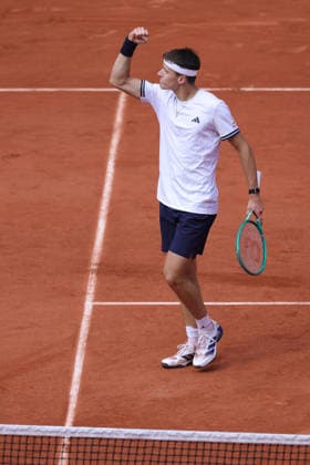 Jakub Mensik, CZE, during semifinal of 2026 French Open at Roland Garros, Paris, 05 06 2026