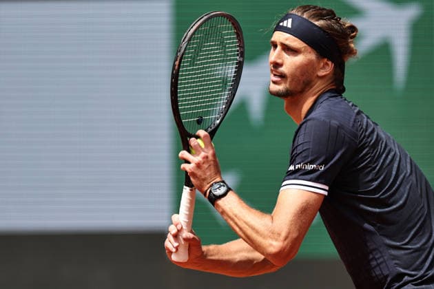 Alexander Zverev, GER, during semifinal of 2026 French Open at Roland Garros, Paris, 05 06 2026
