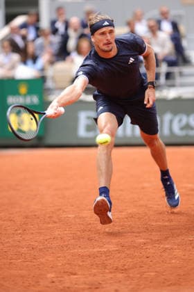 Alexander Zverev, GER, during semifinal of 2026 French Open at Roland Garros, Paris, 05 06 2026