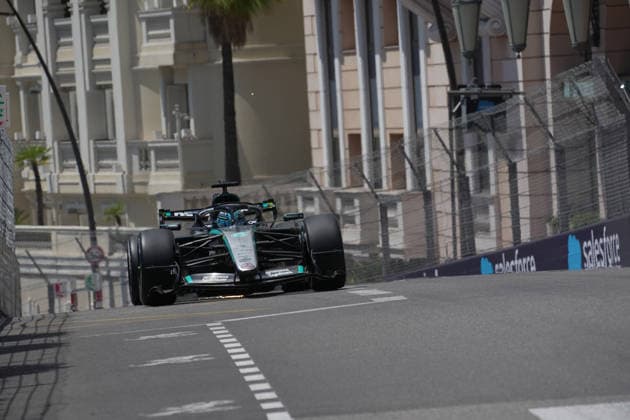 Formula 1 Louis Vuitton Grand Prix Monaco 2026 05 06 2026, Circuit de Monaco, Monte Carlo, Formula 1 Louis Vuitton Grand Prix Monaco 2026 ,in the picture George Russell GBR , Mercedes AMG Petronas Formula One Team nordphotoxGmbHx xBratic nph00250