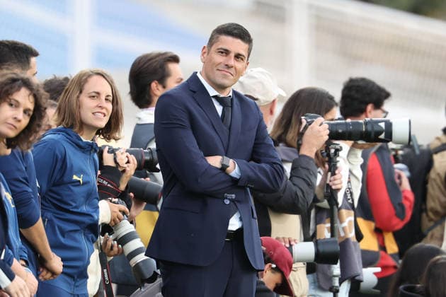 headcoach Francisco Neto Portugal during the FIFA Women s World Cup Brazil 2027 Qualifiers League B, Group B3 Matchday 5 match between Portugal and Latvia at Estadio Antonio Coimbra da Mota on June 5, 2026, in Estoril, Portugal Copyright: JoaquimxFerreira