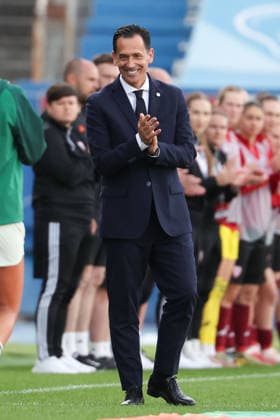 Pedro Proenca, President of the Portuguese Football Federation FPF during the FIFA Women s World Cup Brazil 2027 Qualifiers League B, Group B3 Matchday 5 match between Portugal and Latvia at Estadio Antonio Coimbra da Mota on June 5, 2026, in Estoril, Portugal Copyright: JoaquimxFerreira