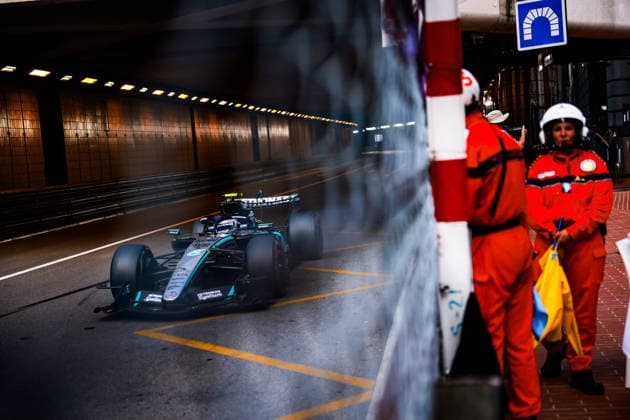 F1 - MONACO GRAND PRIX 2026 12 KIMI ANTONELLI Andrea (ita), Mercedes AMG F1 Team W17, action during the Formula 1 Grand Prix de Canada 2026, 6th round of the 2026 Formula One World Championship, WM, Weltmeisterschaft from June 5 to 7, 2026 on the Circuit de Monaco, in Monte-Carlo, Monaco - Monte-CarloMonaco  Copyright: xFLORENTxGOODENx