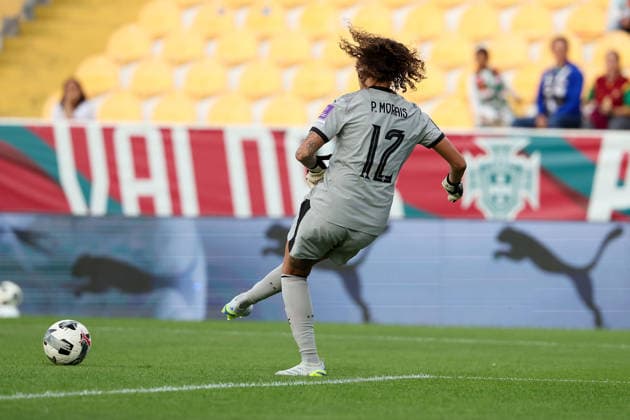 goalkeeper Patricia Morais Portugal during the FIFA Women s World Cup Brazil 2027 Qualifiers League B, Group B3 Matchday 5 match between Portugal and Latvia at Estadio Antonio Coimbra da Mota on June 5, 2026, in Estoril, Portugal Copyright: JoaquimxFerreira