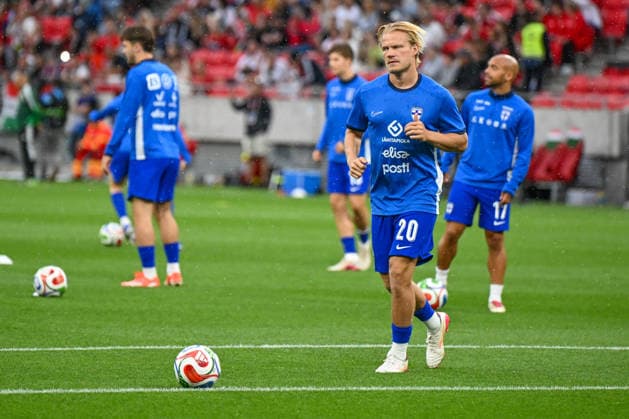 FOOTBALL - Friendly - Hungary vs Finland Photo by IPA ABACAPRESS.COM85361523 - Joel Pohjanpalo (Finland) during the UEFA friendly match between Hungary vs Finland, 5th June 2026 at the Puskas Arena, Budapest, Hungary Budapest Hungary  Copyright: xIPAxSport ABACAx