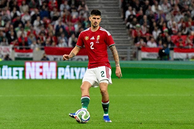 FOOTBALL - Friendly - Hungary vs Finland Photo by IPA ABACAPRESS.COM85363335 - Attila Osvath (Hungary) during the UEFA friendly match between Hungary vs Finland, 5th June 2026 at the Puskas Arena, Budapest, Hungary Budapest Hungary  Copyright: xIPAxSport ABACAx