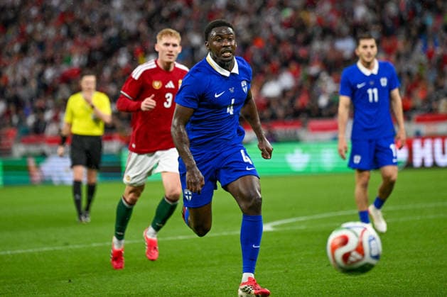 FOOTBALL - Friendly - Hungary vs Finland Photo by IPA ABACAPRESS.COM85364030 - Tony Miettinen (Finland) during the UEFA friendly match between Hungary vs Finland, 5th June 2026 at the Puskas Arena, Budapest, Hungary Budapest Hungary  Copyright: xIPAxSport ABACAx