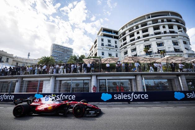 Circuit de Monaco, Monte-Carlo, Monaco. 5.June.2026; Lewis Hamilton of Great Britain and Scuderia Ferrari HP during Free Practice 2 Formula One Monaco Grand Prix  aflo_333383158 JayxHiranox
