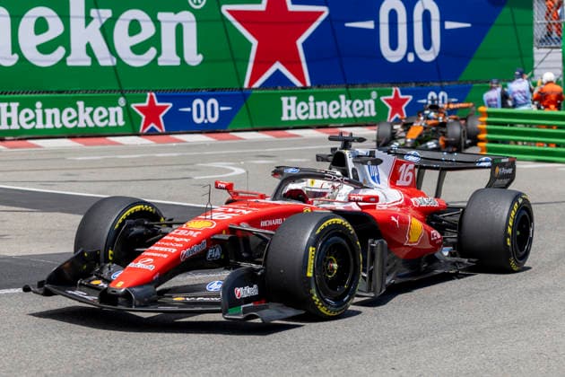 MONTE-CARLO, MONACO - JUNE 05: Charles Leclerc (16) of Monaco and Scuderia Ferrari HP during FP1 on June 5, 2026 at the Circuit de Monaco in Monte-Carlo, Monaco. (Photo by Bob Kupbens Icon Sportswire) AUTO: JUN 05 F1 Monaco Grand Prix EDITORIAL USE ONLY Icon2606051631